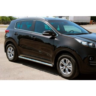 Sidebars BB001 (2 stuks, RVS) Kia Sportage 2015–2021 foto 1