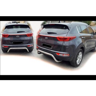 Achterbumperbescherming AK007 (RVS) Kia Sportage 2015–2021 foto 1