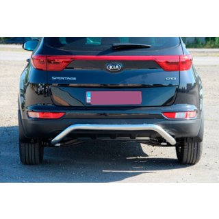 Achterbumperbescherming AK007 (RVS) Kia Sportage 2015–2021 foto 2