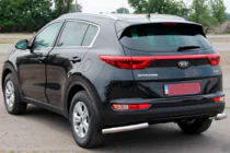 Kia Sportage 2015–2021 Achterbeschermingshoeken AK003 (RVS) foto 3