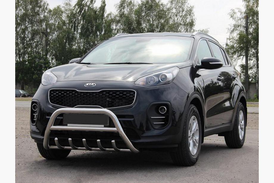 Kia Sportage 2015–2021 Bullbar WT003 (RVS) Image