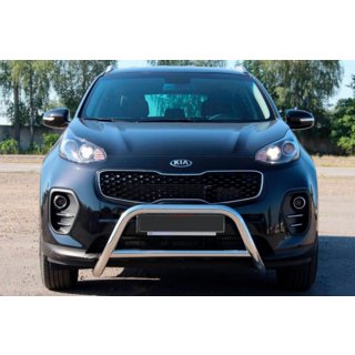 Bullbar WT006 (RVS) Kia Sportage 2015–2021 foto 1