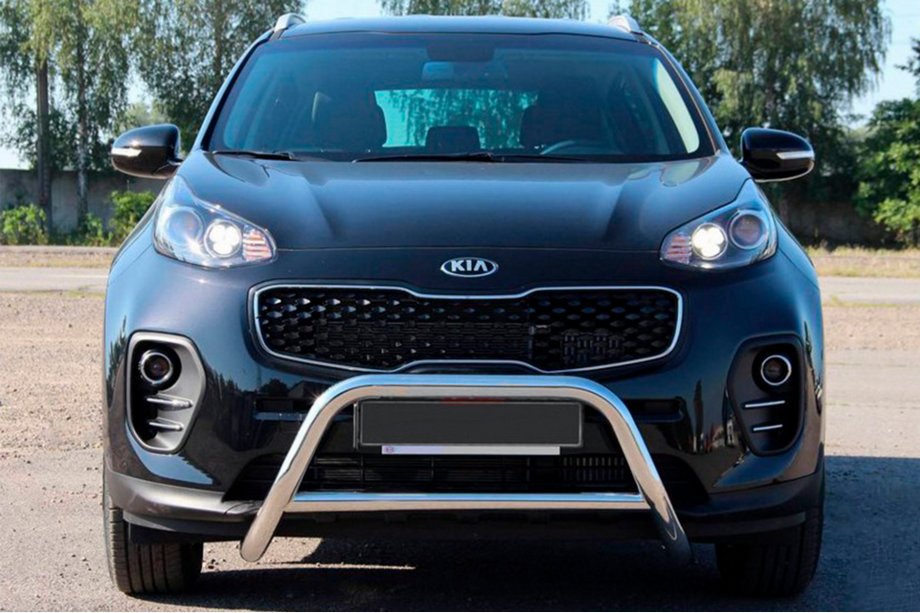 Kia Sportage 2015–2021 Bullbar WT006 (RVS) Image