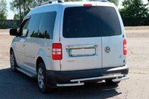 Volkswagen Caddy 2004–2010 Achterbeugel AK003-2 (2 st., RVS) foto 4