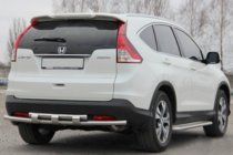 Honda CRV 2012–2016 Achterbeschermbeugel AK002 dubbel (RVS) foto 1