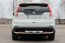Honda CRV 2012–2016 Achterbeschermbeugel AK002 dubbel (RVS) foto 2