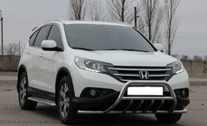 Honda CRV 2012–2016 Voorbeschermbeugel WT003-ST-V1 (RVS) foto 2