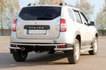 Dacia Duster 2008–2018 AK005-Special achterbeugel (RVS) foto 3