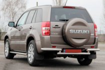 Suzuki Grand Vitara 2005–2017 Achterbeschermbeugel AK003-2 (RVS) foto 1