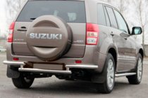 Suzuki Grand Vitara 2005–2017 Achterbeschermbeugel AK003-2 (RVS) foto 3