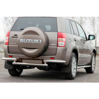 Achterbeschermbeugel AK003-2 (RVS) Suzuki Grand Vitara 2005–2017 foto 3