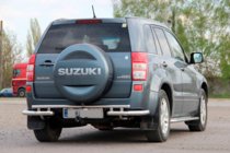 Suzuki Grand Vitara 2005–2017 Achterbeschermbeugel AK005-3 (RVS) foto 3