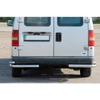 Achterste dubbele hoekbeschermers AK003-подвійний (RVS) foto 1