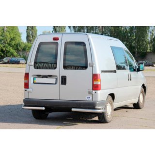 Achterste dubbele hoekbeschermers AK003-подвійний (RVS) Fiat Scudo 1996–2007 foto 3