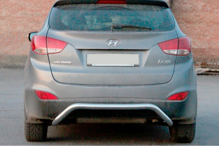 Hyundai IX-35 2010–2015 Achterbeschermbeugel AK007 (RVS) Image