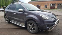 Renault Koleos 2008–2016 Premium side steps (2 st., RVS) 60 mm foto 1