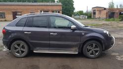 Renault Koleos 2008–2016 Premium side steps (2 st., RVS) 60 mm foto 2