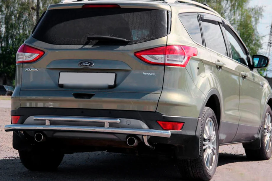 Ford Kuga/Escape 2013–2019 Achterste beschermbeugel AK002-2 (RVS) Image