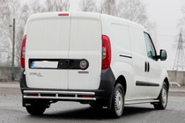 Opel Combo 2012–2018 Achterbeschermbeugel AK002/1 - Dubbel (RVS) foto 3