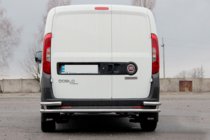 Opel Combo 2012–2018 Achterbeschermbeugel AK005/2 - dubbel (RVS) foto 2