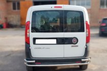Fiat Doblo II 2010–2022 Achterbeschermbeugel AK005/2 - dubbel (RVS) foto 2