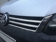 Volkswagen Caddy 2010–2015 Grille sierlijsten (2 stuks, RVS) OmsaLine - Italiaans roestvrij staal foto 8