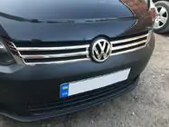 Volkswagen Caddy 2010–2015 Grille sierlijsten (2 stuks, RVS) foto 1