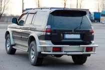 Mitsubishi Pajero Sport 1996–2007 Achterbeschermbeugel AK-Special (RVS) foto 4
