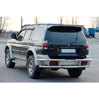 Achterbeschermbeugel AK-Special (RVS) Mitsubishi Pajero Sport 1996–2007 foto 4