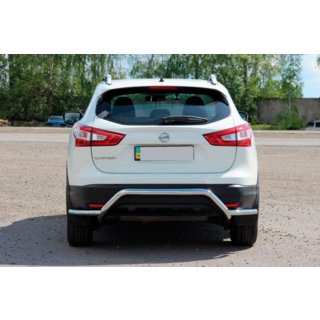 Achterbeschermbeugel AK007-Plus (RVS) Nissan Qashqai 2014–2021 foto 3