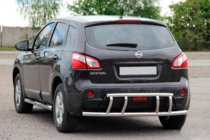 Nissan Qashqai 2010–2014 Achterbeugel AK011 (RVS) foto 1