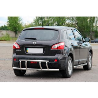 Achterbeugel AK011 (RVS) Nissan Qashqai 2007–2010 foto 2
