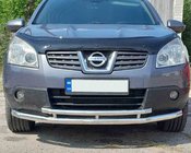 Nissan Qashqai 2007–2010 Voorste dubbele beugel ST014 (RVS) foto 1
