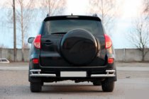 Toyota Rav 4 2006–2013 Achterhoekstukken AK003-double (2 st., RVS) foto 2