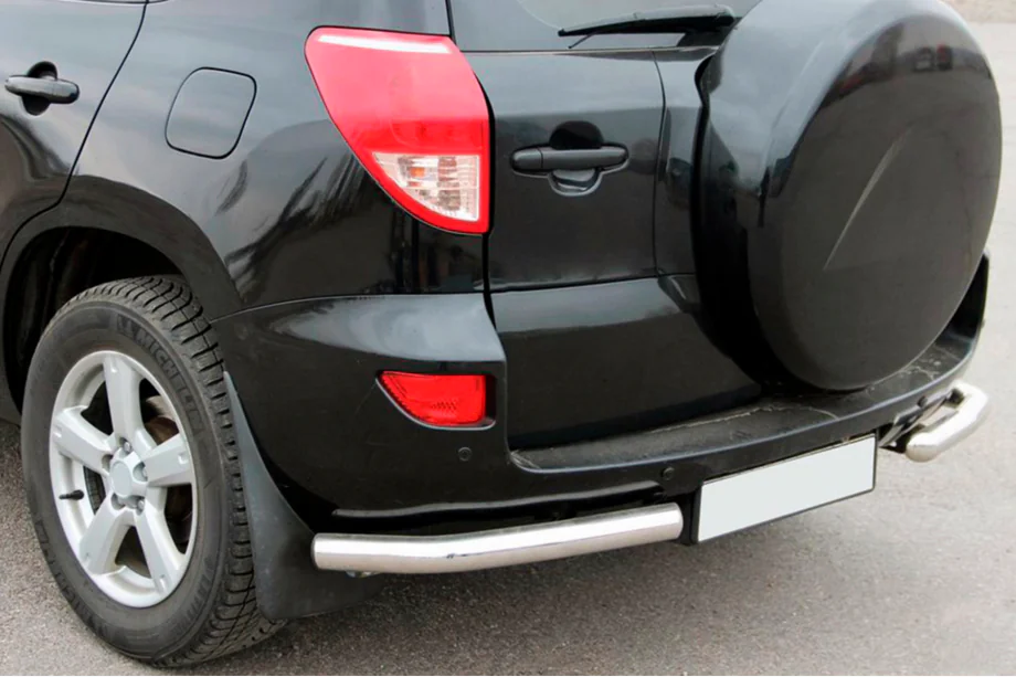 Toyota Rav 4 2006–2013 Achterhoeken AK003 (2 st., RVS) Image