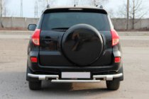 Toyota Rav 4 2006–2013 Achterbeschermbeugel AK005-2 (2 stuks, RVS) foto 2