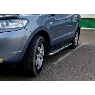 Premium side steps (2 st., RVS) Hyundai Santa Fe 2 2006–2012 foto 3
