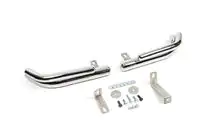 Hyundai Santa Fe 2 2006–2012 Achterste dubbele hoekbeugels AK003-Dubbel (RVS) foto 1