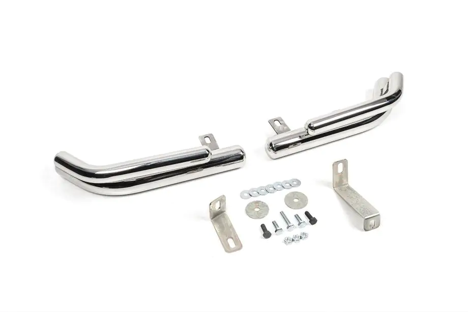 Hyundai Santa Fe 2 2006–2012 Achterste dubbele hoekbeugels AK003-Dubbel (RVS) Image