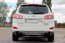 Hyundai Santa Fe 2 2006–2012 Achterbeschermbeugel AK002-2 (RVS) foto 6