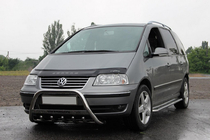 Volkswagen Sharan 1995–2010 Bullbar WT004 (RVS) 51 mm foto 1