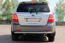 Kia Sorento I BL 2002–2009 Achterbeschermbeugel AK002 (RVS) foto 1