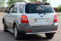 Kia Sorento I BL 2002–2009 Achterbeschermbeugel AK002 (RVS) foto 3