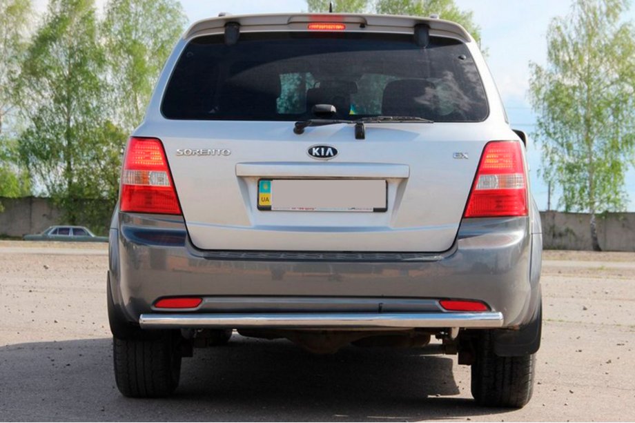 Kia Sorento I BL 2002–2009 Achterbeschermbeugel AK002 (RVS) Image