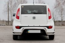 Kia Soul II 2013–2018 Achterbeschermbeugel AK007-2 (RVS) foto 3