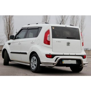Achterbeschermbeugel AK007-2 (RVS) Kia Soul II 2013–2018 foto 2