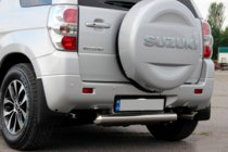 Suzuki Grand Vitara 2005–2017 Achterbeschermbeugel AK002 (RVS) foto 2