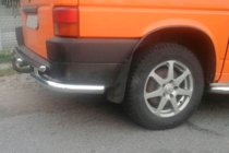 Volkswagen T4 Caravelle/Multivan 1990–2003 Achterbumperbeschermbeugel AK003-2 (RVS) foto 2