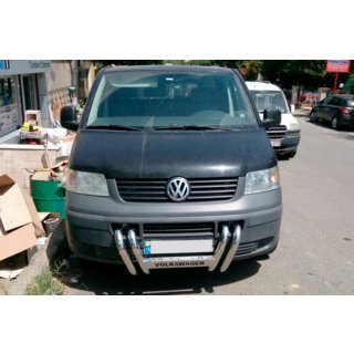 Bullbar ST006-04 Nostrils (RVS) Volkswagen T5 Transporter 2003–2010 foto 3