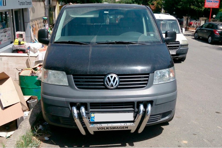 Volkswagen T5 Transporter 2003–2010 Bullbar ST006-04 Nostrils (RVS) Foto 3